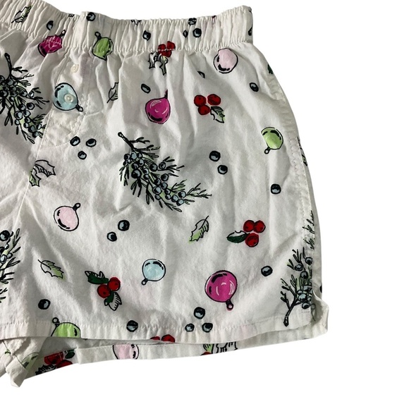 Colsie Holiday Pajama Sleep Shorts Women’s Medium Cotton Christmas Print Lounge - Picture 4 of 8